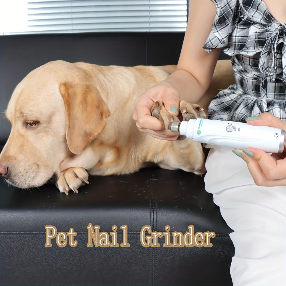 Pet Nail Grinder - مبرد أظافر الكلاب الكهربائي القابل لإعادة