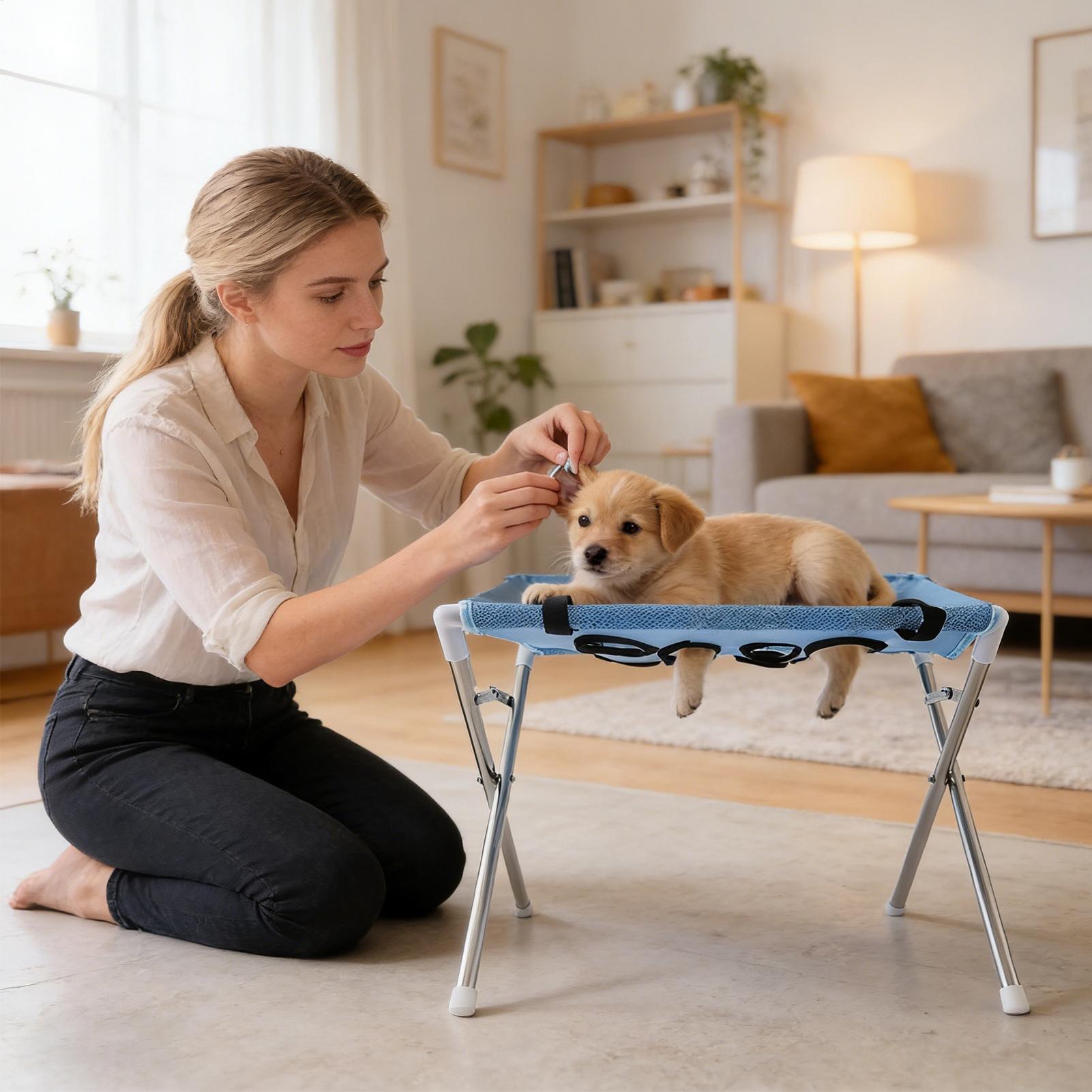 حامل أرجوحة قابل للطي لتنظيف ا - مراجعة Pet Supplies Delivery وسعره