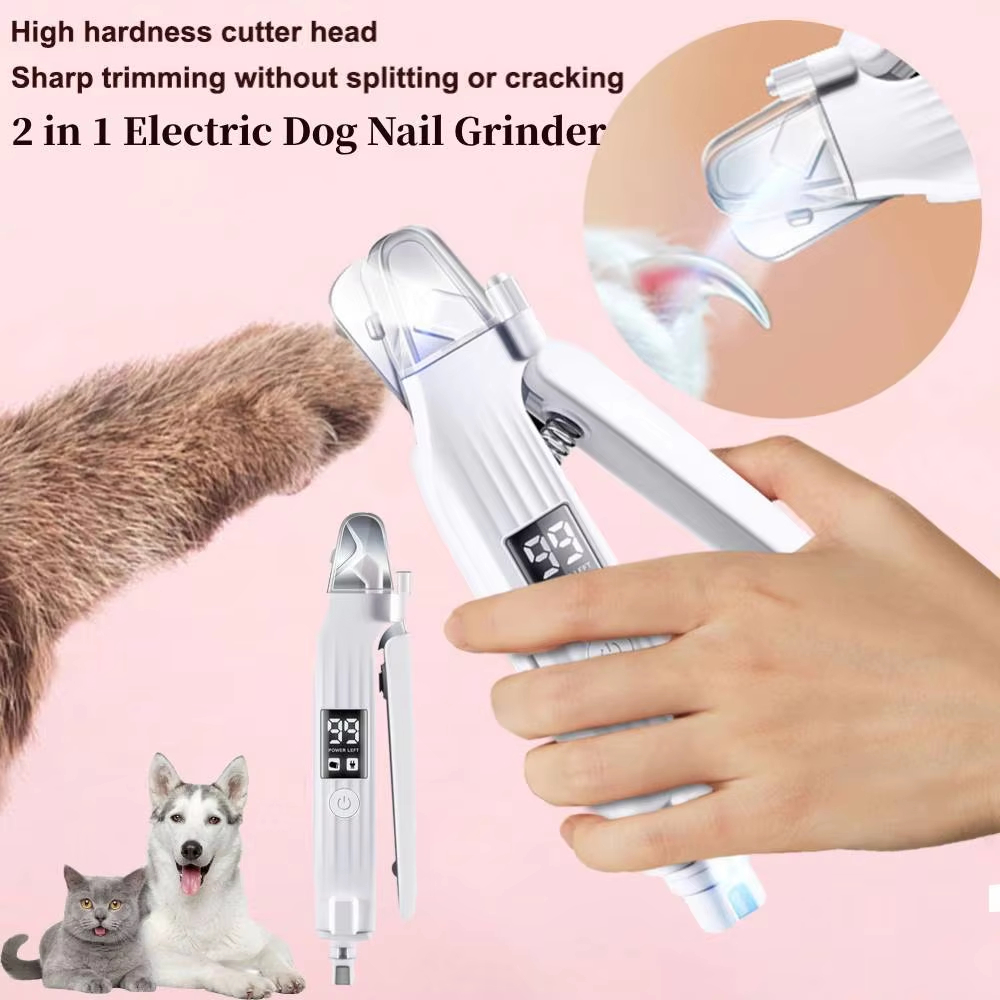 2 في 1 الكهربائية الحيوانات ال - مراجعة Pet Nail Grinder وسعره