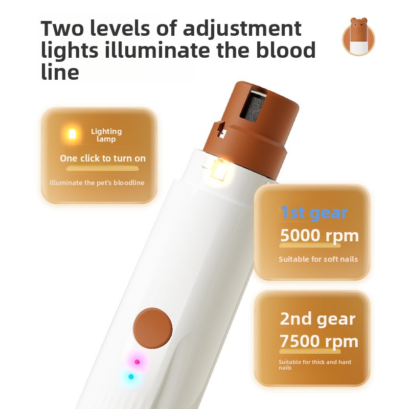 مقص أظافر كهربائي للكلاب يعمل  - مراجعة Pet Nail Grinder وسعره