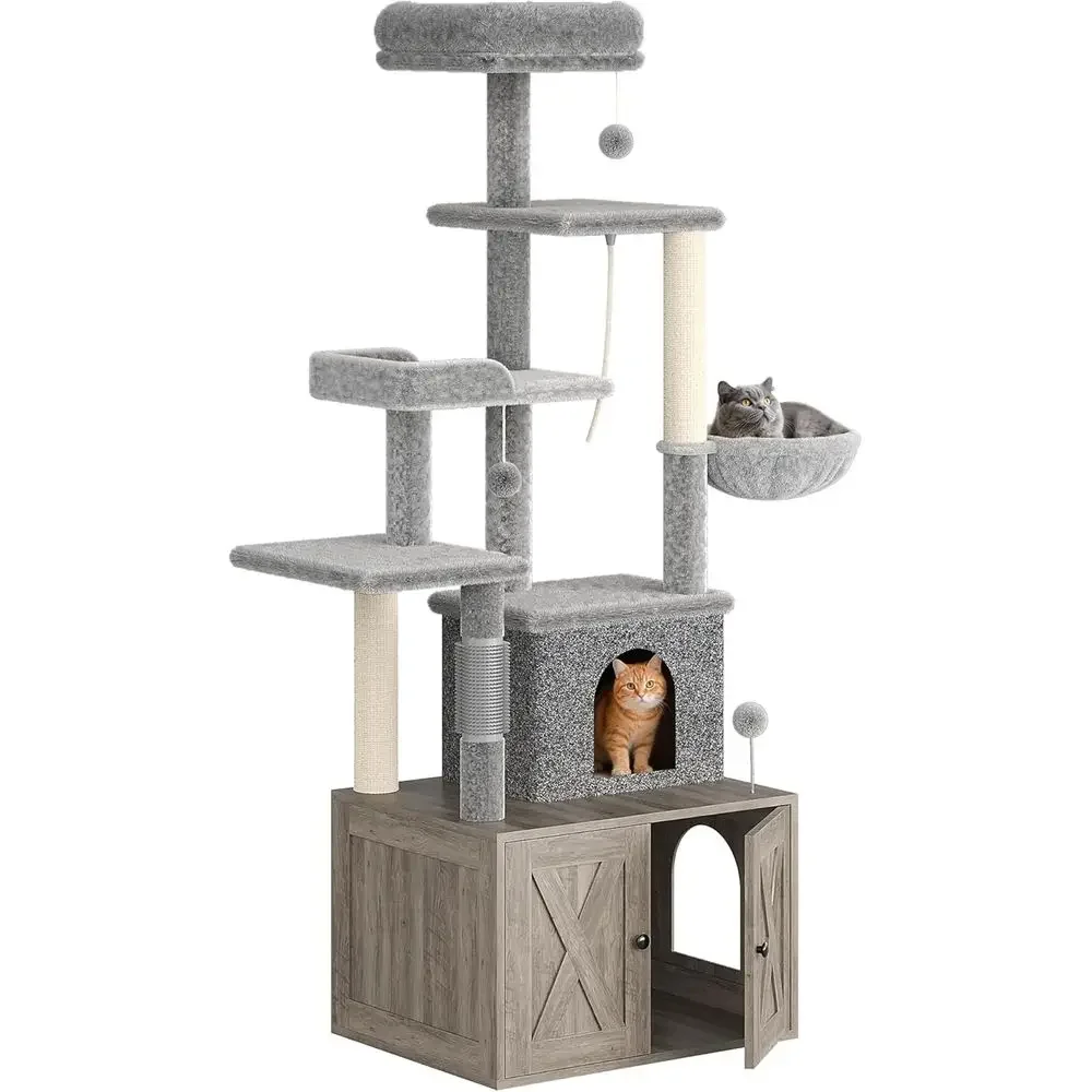 بيت لعب كبير متعدد المستويات ل - مراجعة Cat Scratching Post وسعره
