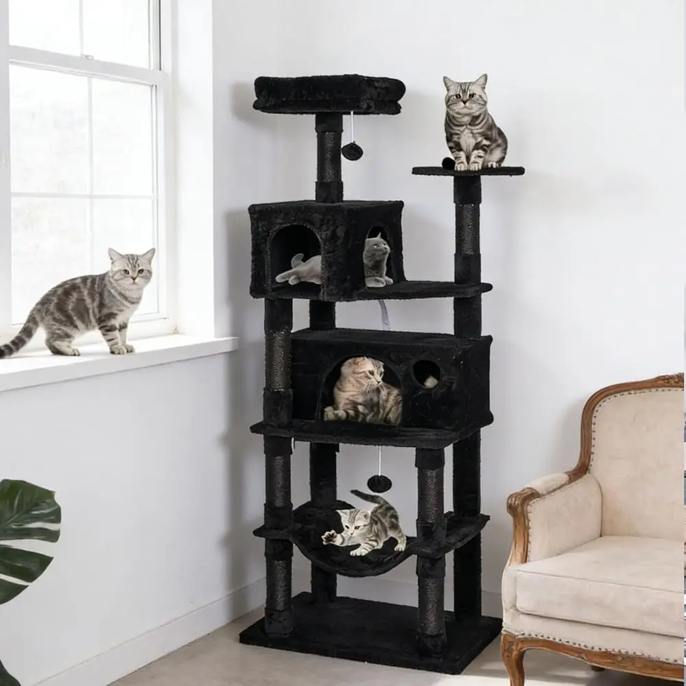برج قطط متعدد الطبقات XL للقطط - مراجعة Cat Scratching Post وسعره