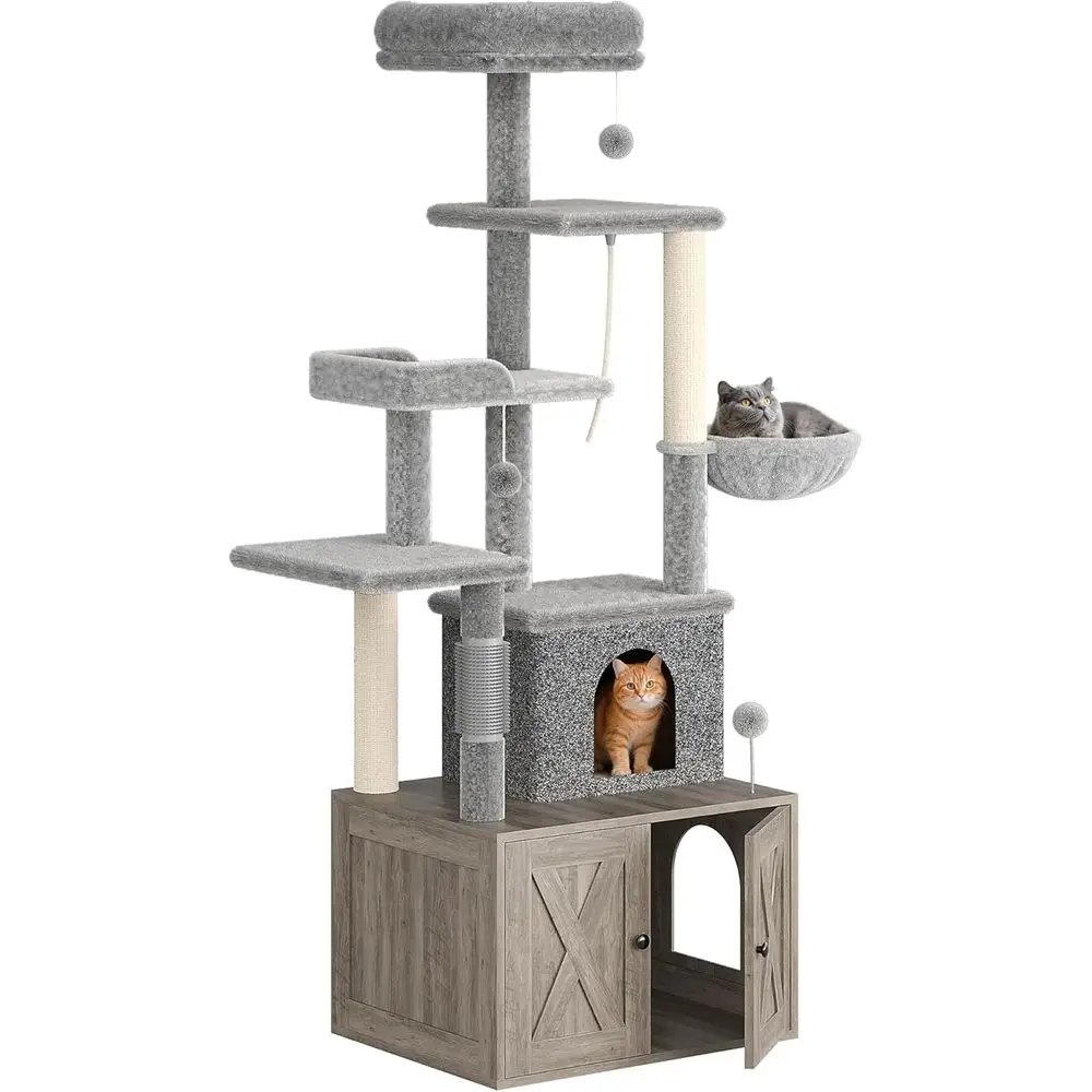 بيت لعب كبير متعدد المستويات ل - مراجعة Cat Scratching Post وسعره