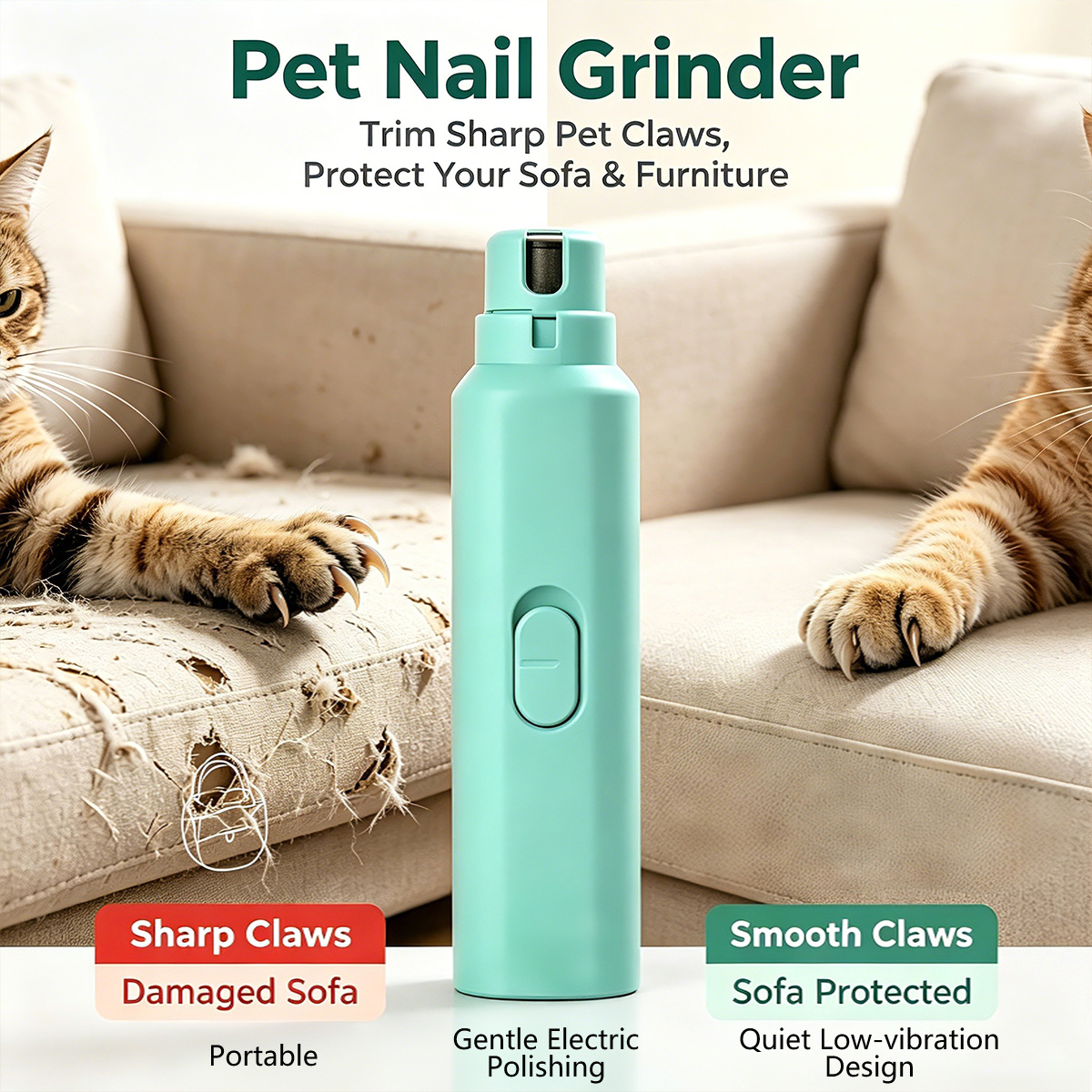 جهاز كهربائي لتقليم أظافر الحي - مراجعة Pet Nail Grinder وسعره